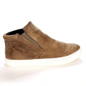 Kenneth Cole Tan Suede High Top Sneakers